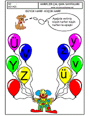 büyük ve küçük harfleri eşleştirme çalışmaları